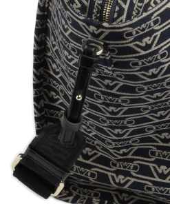 La Gio Shopper Canvas blau/beige