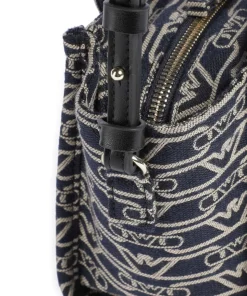 La Gio Umhängetasche Canvas blau/beige