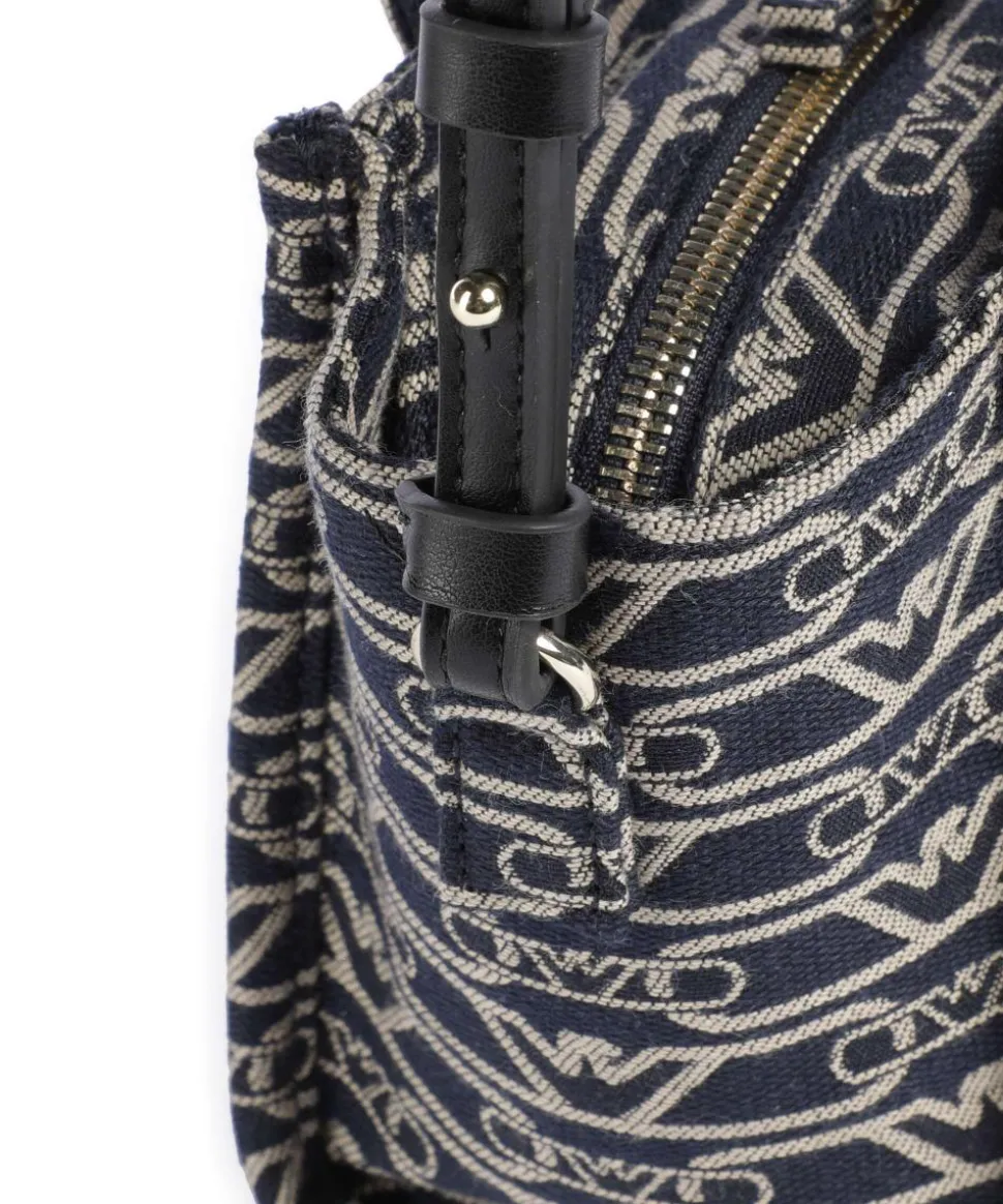 La Gio Umhängetasche Canvas blau/beige