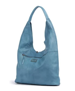 Lachnerstrasse 5 Shopper genarbtes Rindsleder blau