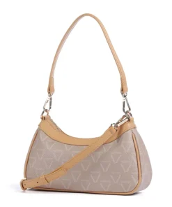 Lady Re Schultertasche Lederimitat beige