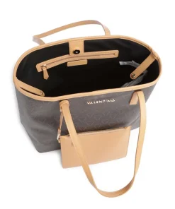 Lady Re Shopper Lederimitat dunkelbraun