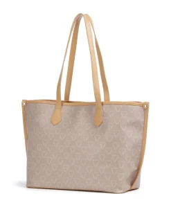 Lady Re Shopper Lederimitat beige
