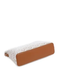 Lady Re Umhängetasche Lederimitat weiß