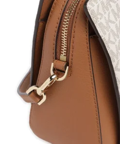 Laila Handtasche Canvas elfenbein/braun