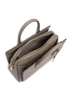 Laila Handtasche genarbtes Rindsleder taupe
