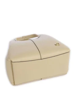 Lana 23 Handtasche genarbtes Leder vanillegelb