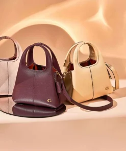 Lana 23 Handtasche genarbtes Leder vanillegelb