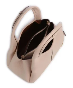 Lana 23 Handtasche genarbtes Leder elfenbein