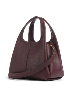 Lana 23 Handtasche genarbtes Leder wein