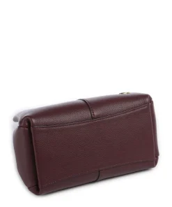 Lana 23 Handtasche genarbtes Leder wein