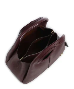 Lana 23 Handtasche genarbtes Leder wein