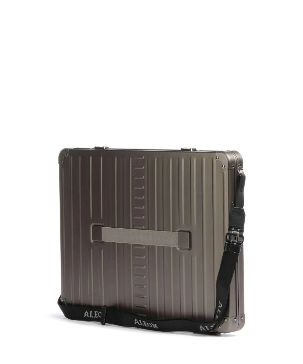 Laptoptasche 17″ Aluminium bronze