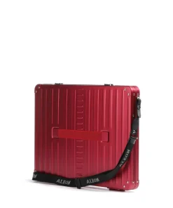 Laptoptasche 17″ Aluminium rot