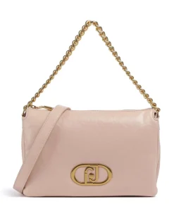 Lapuffy Schultertasche Lederimitat rosa