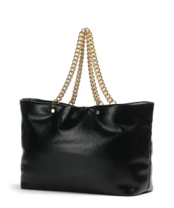 Lapuffy Shopper Lederimitat schwarz