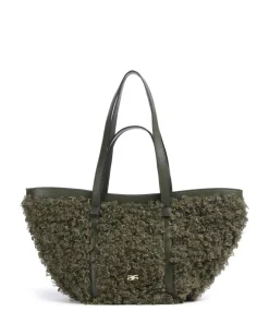 Latxa Cosmo Medium Shopper Kunstfell khaki