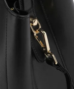 Laurie Handtasche fein genarbtes Leder schwarz