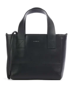 Leather Classics Cecilia Handtasche fein genarbtes Leder schwarz