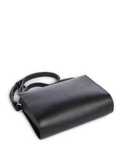 Leather Classics Frances Umhängetasche fein genarbtes Rindsleder schwarz