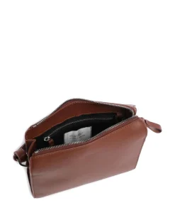 Leather Classics Frances Umhängetasche fein genarbtes Rindsleder braun