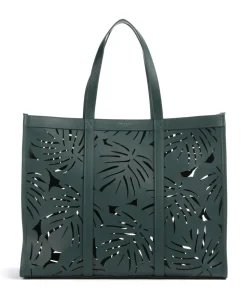 Leiian Shopper fein genarbtes Rindsleder dunkelgrün