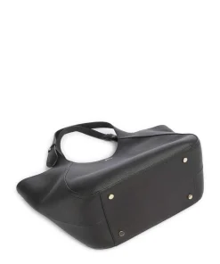 Lenah Big Shopper genarbtes Rindsleder schwarz