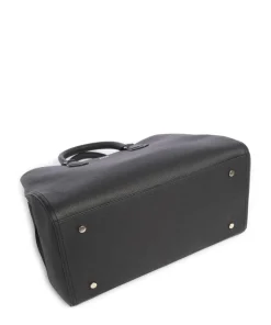 Lenah Handtasche 13″ genarbtes Rindsleder schwarz