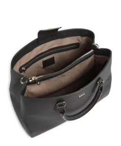 Lenah Handtasche 13″ genarbtes Rindsleder schwarz