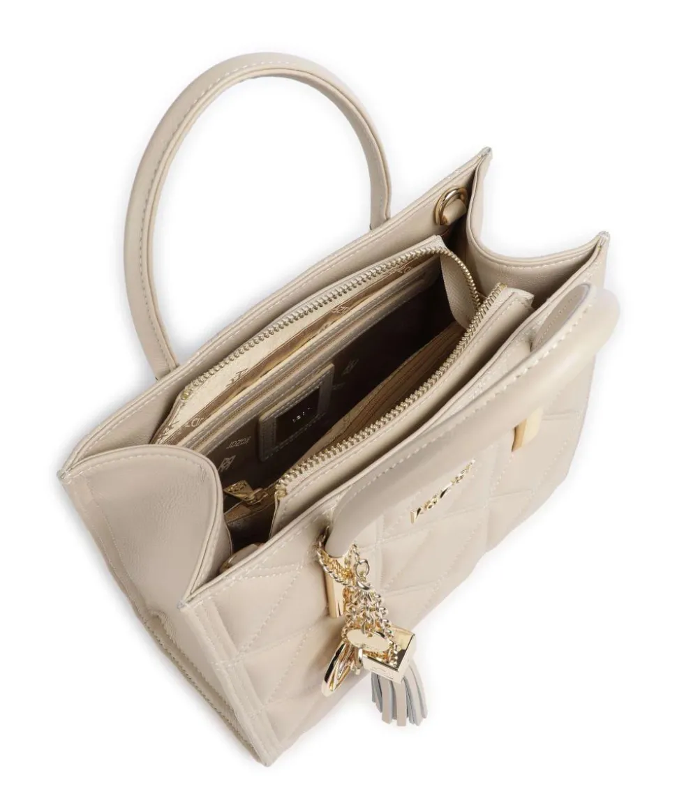 Lexie Handtasche fein genarbtes Rindsleder beige