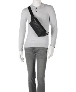 Liam Gürteltasche Lederimitat schwarz