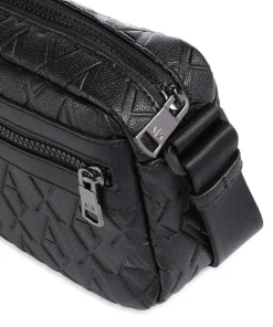 Liam Umhängetasche Lederimitat schwarz