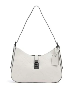 Liberty Schultertasche fein genarbtes Rindsleder creme