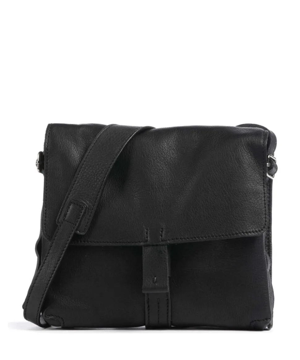 Lift Umhängetasche weiches Rindsleder schwarz