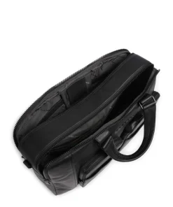 Liko Laptoptasche 15″ fein genarbtes Leder schwarz