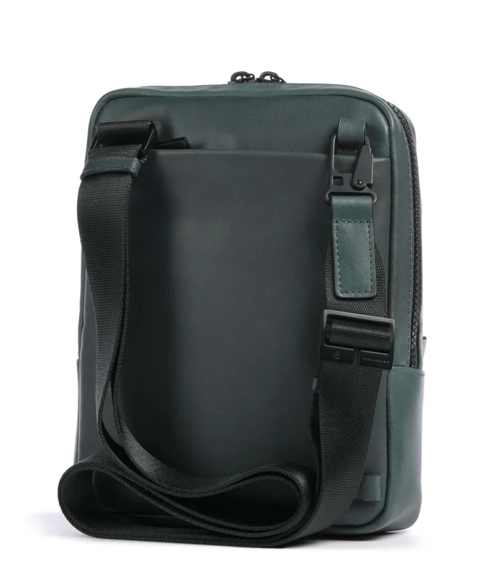 Liko Umhängetasche fein genarbtes Rindsleder dunkelgrün