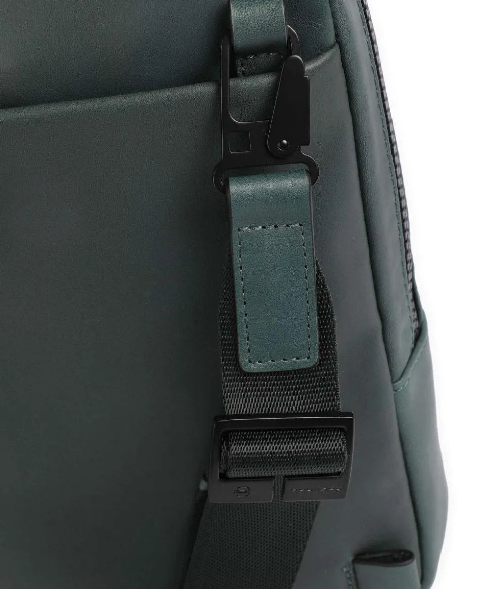 Liko Umhängetasche fein genarbtes Rindsleder dunkelgrün