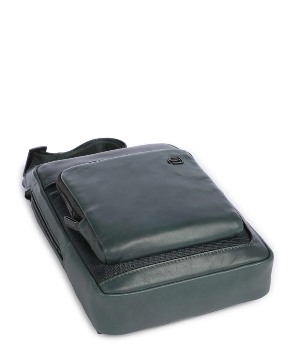 Liko Umhängetasche fein genarbtes Rindsleder dunkelgrün