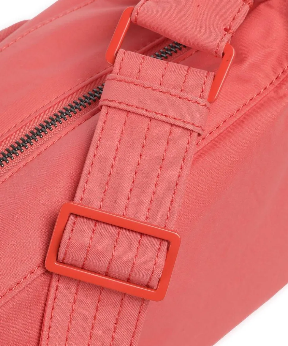 Lila Nylon S Schultertasche Textil koralle