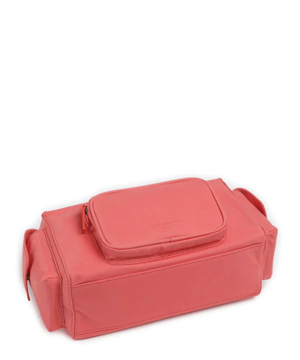 Lila Nylon S Schultertasche Textil koralle