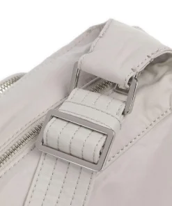 Lila Nylon S Schultertasche Textil elfenbein