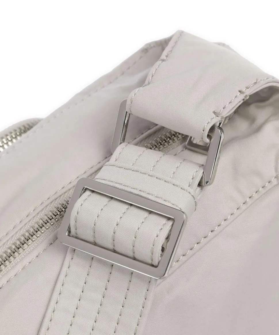 Lila Nylon S Schultertasche Textil elfenbein