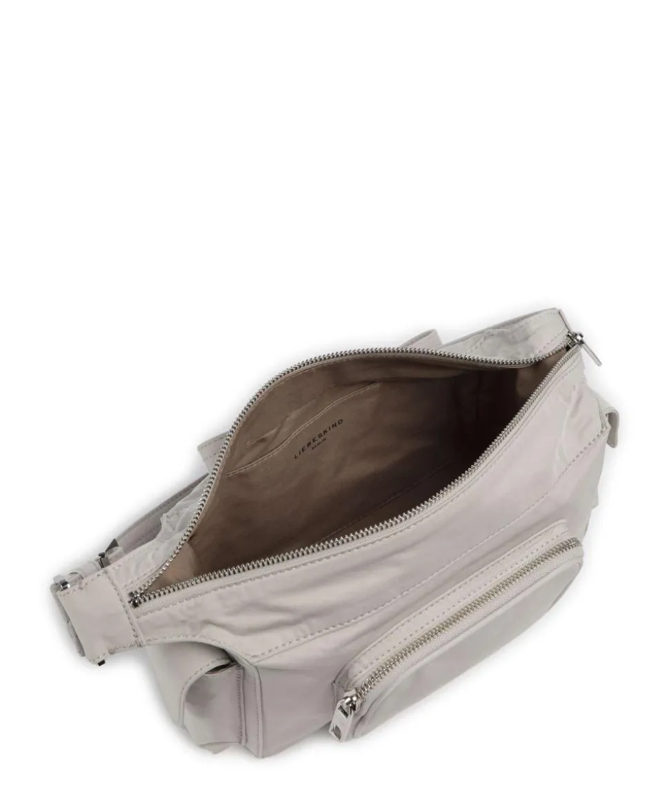 Lila Nylon S Schultertasche Textil elfenbein