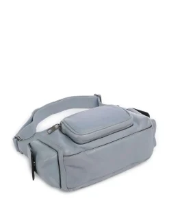 Lila Sheep Natural S Schultertasche Schafsleder blaugrau