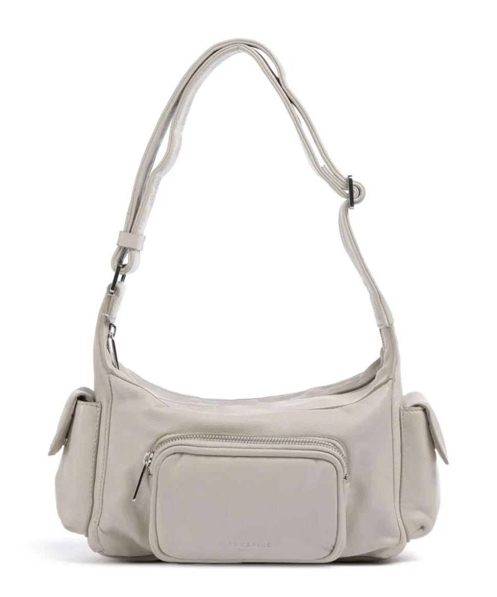 Lila Sheep Natural S Schultertasche Schafsleder elfenbein