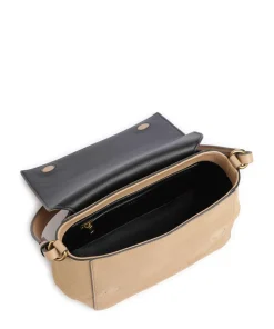 Lilly Suede M Schultertasche Veloursleder beige