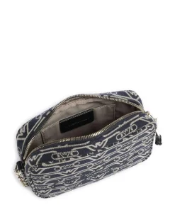 Lilly Umhängetasche Canvas blau/beige