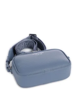 Lilly Umhängetasche Lederimitat blaugrau