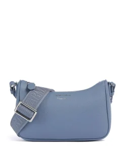 Lilly Umhängetasche Lederimitat blaugrau