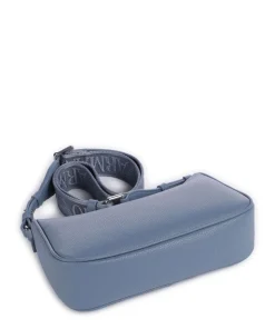 Lilly Umhängetasche Lederimitat blaugrau